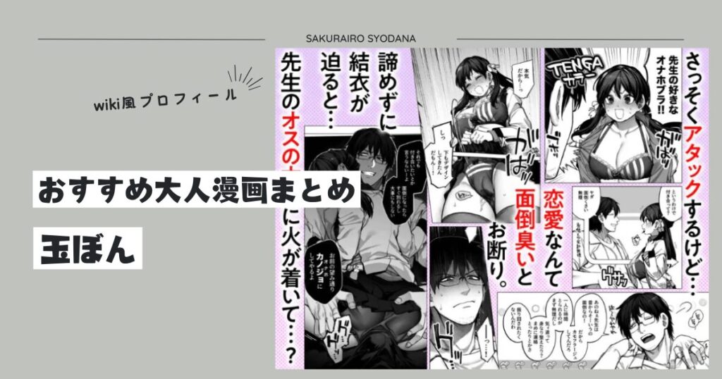 [玉ぼん]hitomiおすすめエロ漫画まとめとwiki風プロフィール｜2024年最新版